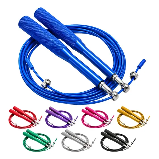 Corda Pular Aço Crossfit 3m Rolamento Speed Profissional