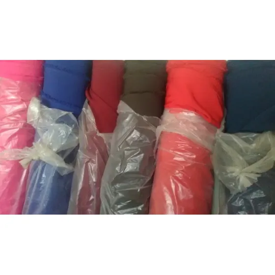 Telas Gabardina Doble Via Stretch Unicolor ( Precio De 2 M)