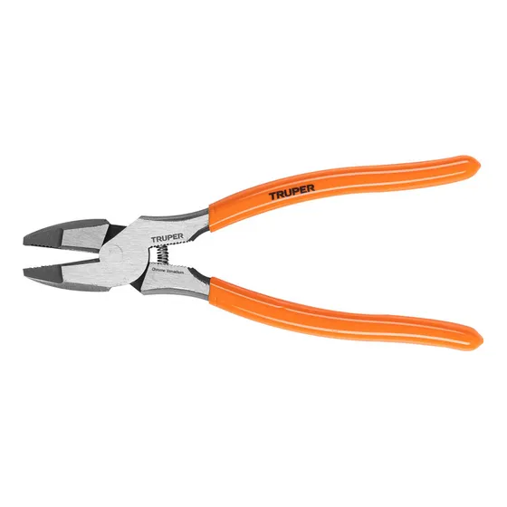 Pinza Profesional Electricista 8' Alta Palanca En Pvc Truper