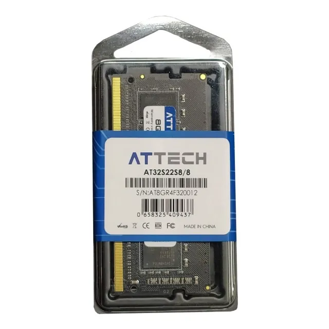 Memoria Ram Portátil Attech Ddr4 8gb 3200mhz 3 Años