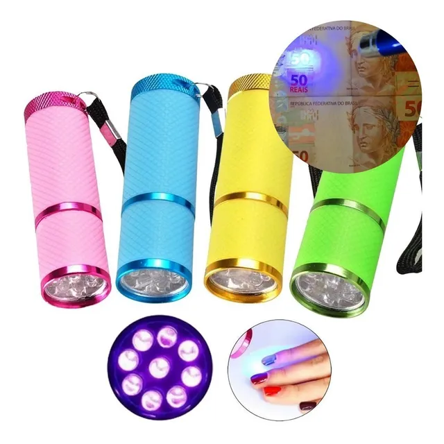 Lanterna Ultravioleta Led Uv Secagem Unhas Multicolor, 1 Und