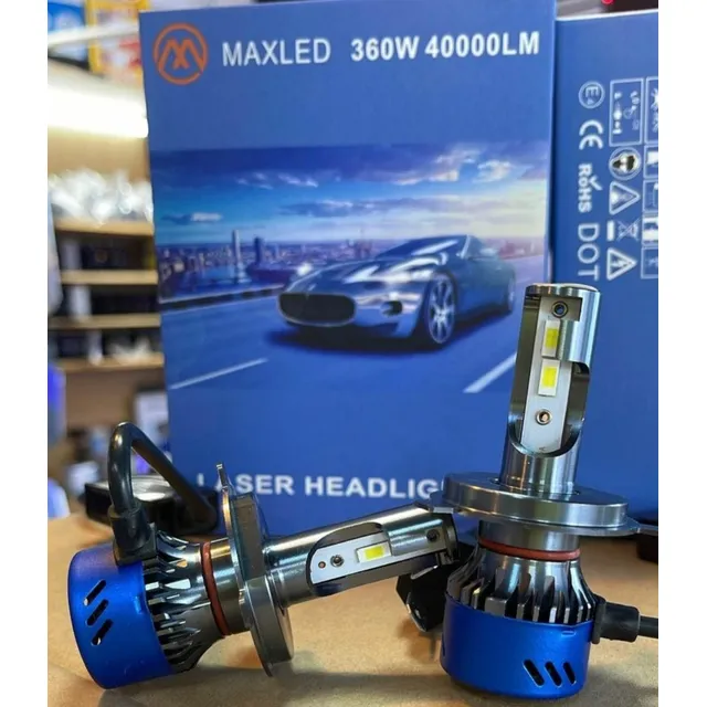 Luces Led Originales 40 Mil Lúmenes  Reales: H4, 9007, H13