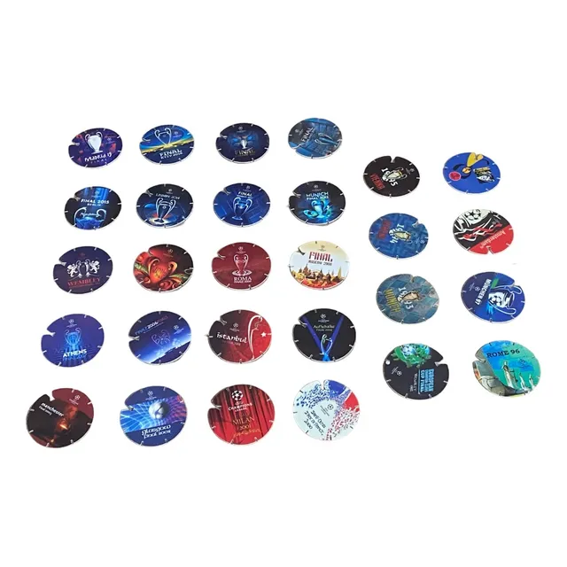Coleccion 28 Tazos Finales Champions League Margarita