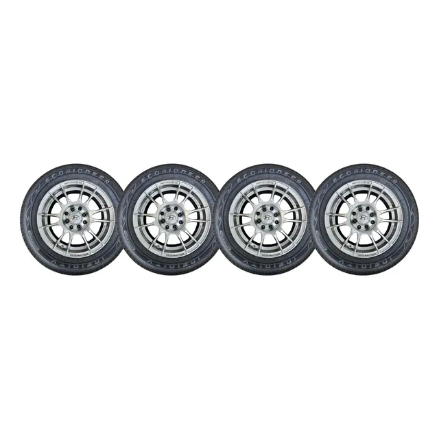 Pack De 4 Llantas Hrs H333 + Neumáticos Infinity R14