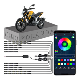 Luces Led Impermeables Para Italika Z250 Motocicletas 12pcs Luces Led Impermeables Para Italika Z250 Motocicletas 12pcs