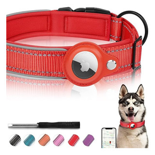 Collar Reflectante Para Perro Airtag,funda Airtag,ajustable Collar Reflectante Para Perro Airtag,funda Airtag,ajustable