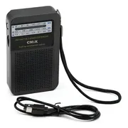 Radio Fm Am Sw Portátil Emergencia Recargable 500 Mah G3