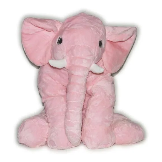 Elefante De Plush Grande 60cm Rosa Ch1805