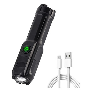 Linterna Led Tactica Recargable De Mano Zoom 500mts Usb Linterna Led Tactica Recargable De Mano Zoom 500mts Usb