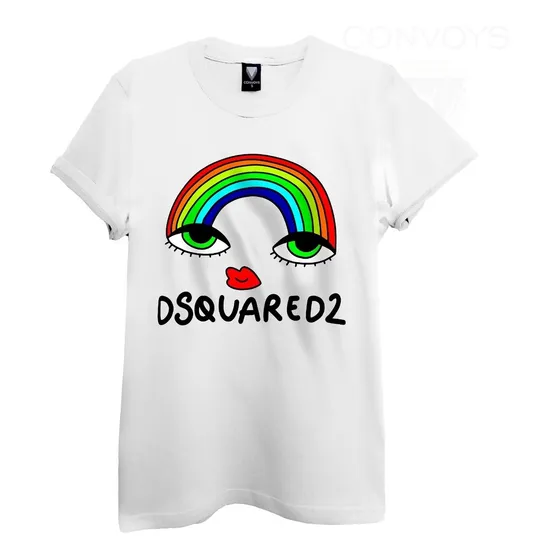 Remeras Dtg Premium Messi Arco Iris Dsquared2 Convoys Rock