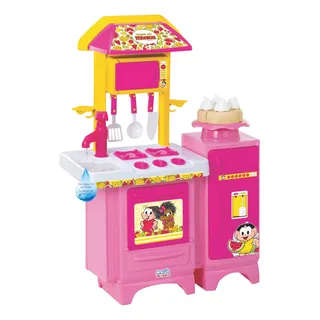 Cozinha Infantil Magic Toys Turma Da Monica C/ Geladeira Cor Rosa Cozinha Infantil Magic Toys Turma Da Monica C/ Geladeira Cor Rosa