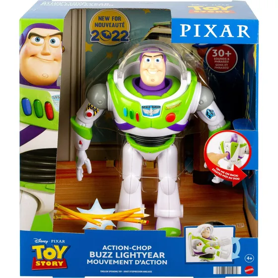 Mattel Disney Toy Story Buzz Lightyear 25cm 30 Frases Ingles