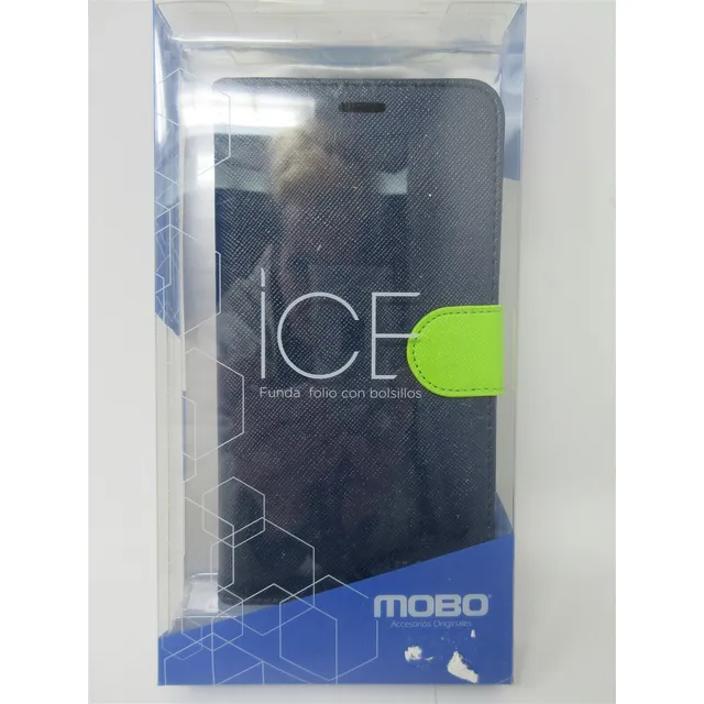 New! Ice Galaxy S5 Bi-fold Phone Case Blue Ddg