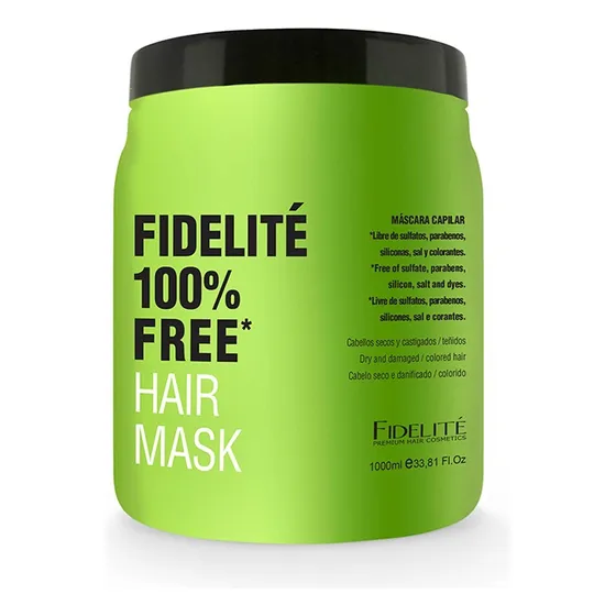 Fidelite 100% Free Mascara Cabellos Teñidos Y Secos 1000ml