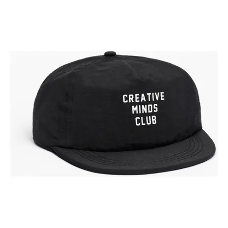 Boné Masculino Five Panel Preto Performance N70 Desenho Do Tecido Lisa Tamanho Un