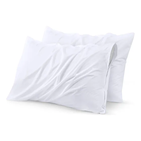 Fundas De Almohada 2 Set 50x70cm Antiácaros Impermeable