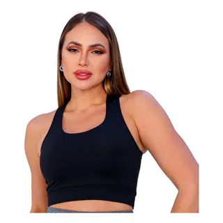 Kit 3 Top Feminino Alta Sustentação Academia Fitness Treino Kit 3 Top Feminino Alta Sustentação Academia Fitness Treino