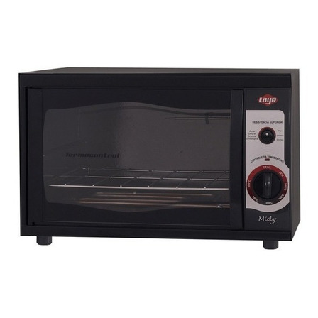 Forno Elétrico Midy Black - Plus Cor Preto Forno Elétrico Midy Black - Plus Cor Preto