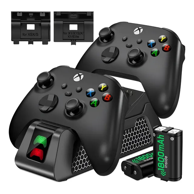 Estación De Carga Dual Para Xbox Series Con 2 Baterías