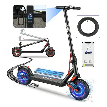 OIMOTOO ES8085 Patinete Elétrico Premium 500w Pneu Aderente 10 polegadas Velocidade Máxima 40km/h Motorizado Até 30km De Autonomia