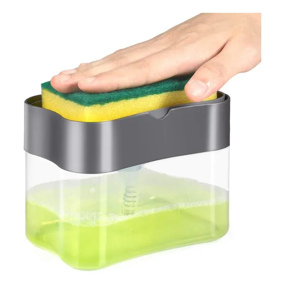 Porta Jabón De Dispensador Con Base Para Esponja.