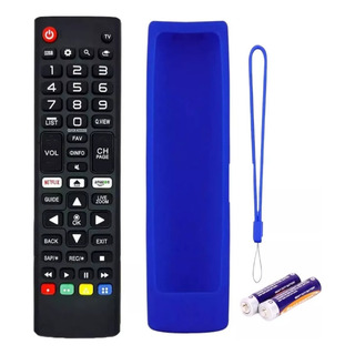 Control Original Para LG Smart Tv Akb75675304 + Funda + Pila Control Original Para LG Smart Tv Akb75675304 + Funda + Pila