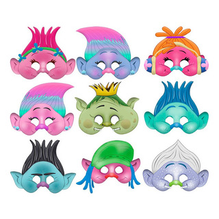 25 Mascaras De Trolls Poppy Ramon Diamantito Prince Chenile 25 Mascaras De Trolls Poppy Ramon Diamantito Prince Chenile
