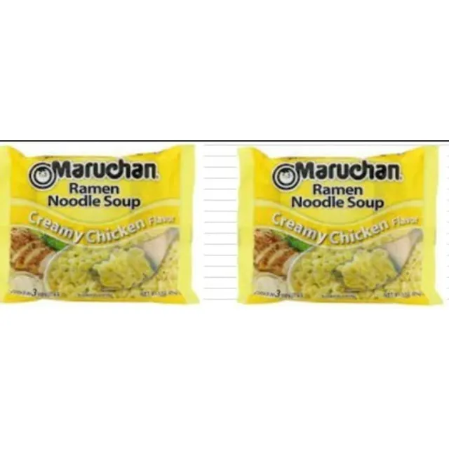 Combo Ramen Noodle Soup Maruchan 2 Creamy Chicken