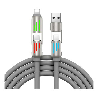 240w 4-en-1 Usb C Cable, Pd 5a Multi Cable De Carga Rápida 240w 4-en-1 Usb C Cable, Pd 5a Multi Cable De Carga Rápida
