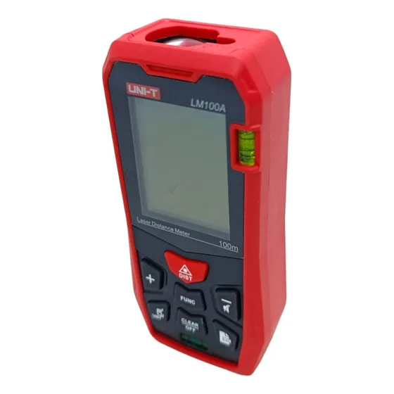 Medidor Láser Uni-t Lm100 Rojo 100m Con Área Y Volumen