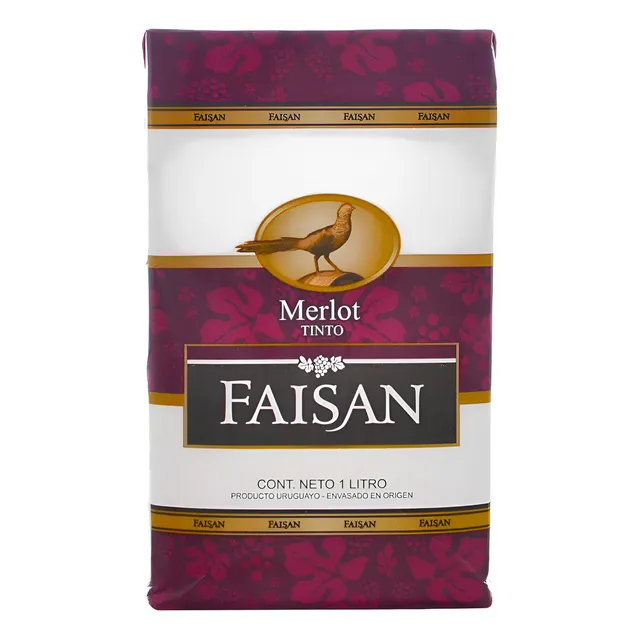 Vino Faisán Merlot Tinto 1l