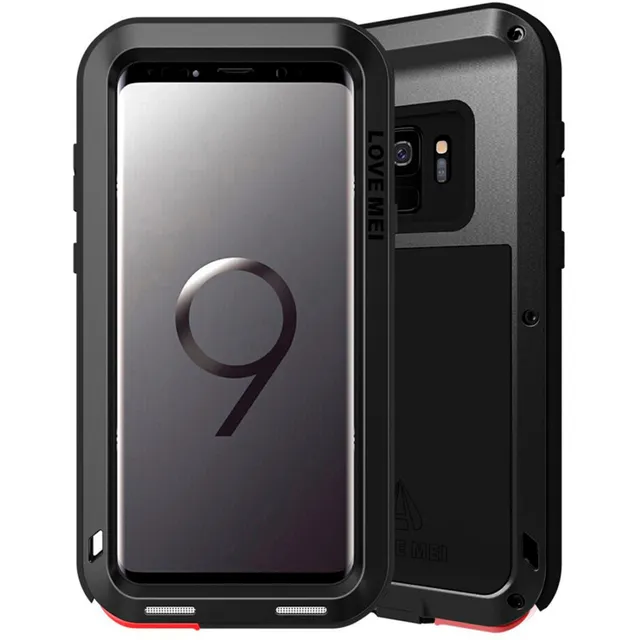 Case Love Mei Para Galaxy S9 Normal Protector Metal Y Pernos