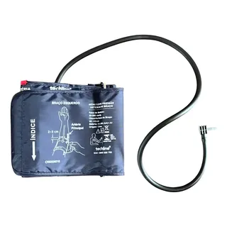 Braçadeira Para Aparelho De Pressão Bp-1209 - Techline Preto