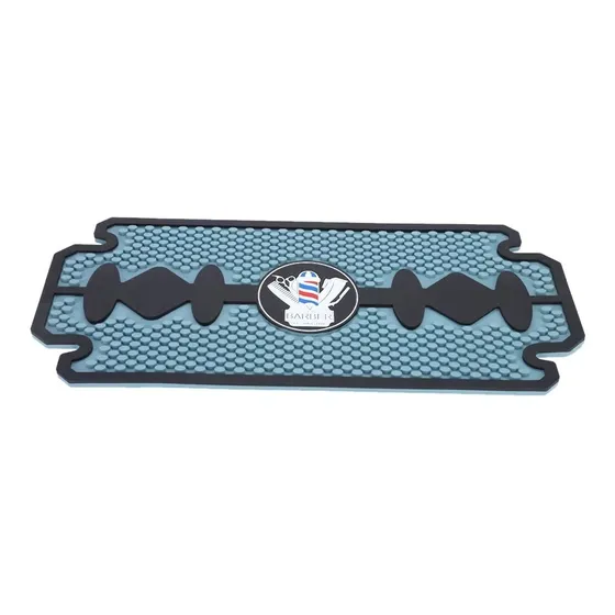 Tapete De Mesa Barberia Barbershop Goma Antiresbalante 