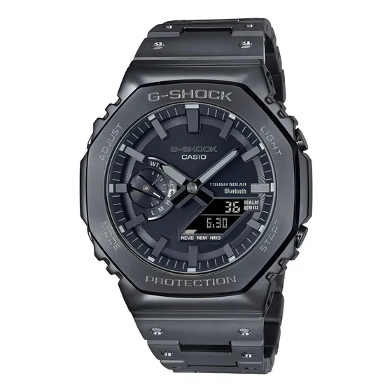 Reloj Casio G-shock Gm-b2100bd-1a Original E-watch Color de la correa Acero Color del bisel Negro Color del fondo Negro