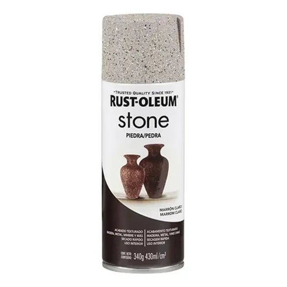 Aerosol Pintura Efecto Piedra Text Rust Oleum Dimension Col Color Marrón Claro