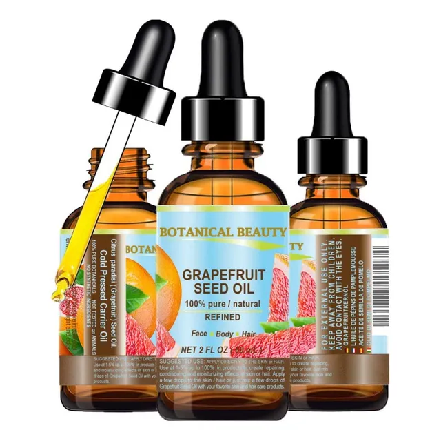 Aceite De Semilla De Pomelo Puro Natural Prensado En Frío