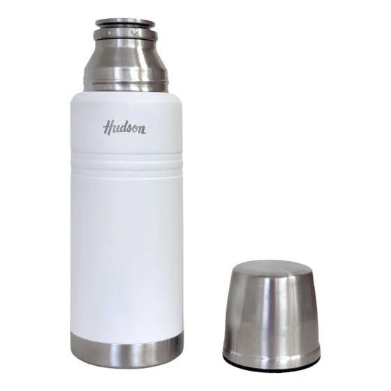 Termo Hudson Doble Pared Tapón Acero A Presión 750ml Hsk