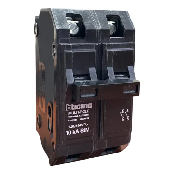 Breaker Interruptor Superficial 2x60 Amp Termomagnético