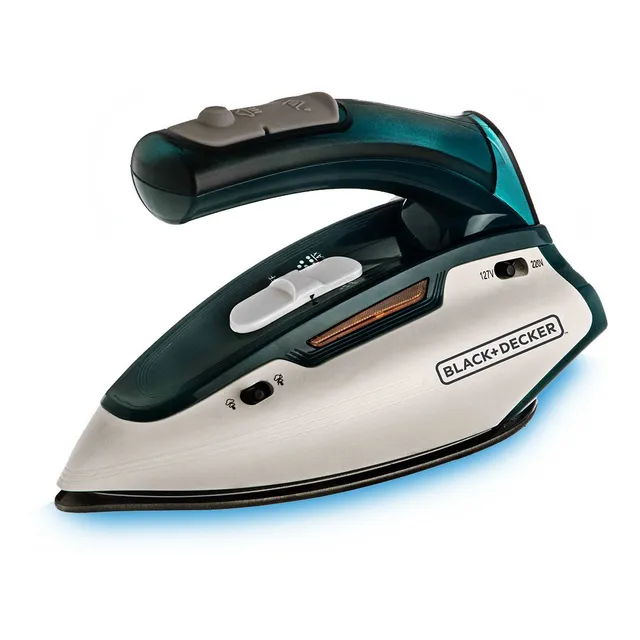 Ferro De Passar Roupa Com Vaporizador Black Decker PortĂĄtil Para Viagem Verde Modelo 777 Ferro De Passar Roupa Com Vaporizador Black Decker PortĂĄtil Para Viagem Verde Modelo 777