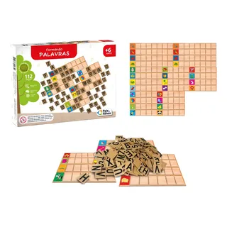 Brinquedo PedagĂłgico Em Madeira Formando Palavras - Pais & Filhos Brinquedo PedagĂłgico Em Madeira Formando Palavras - Pais & Filhos