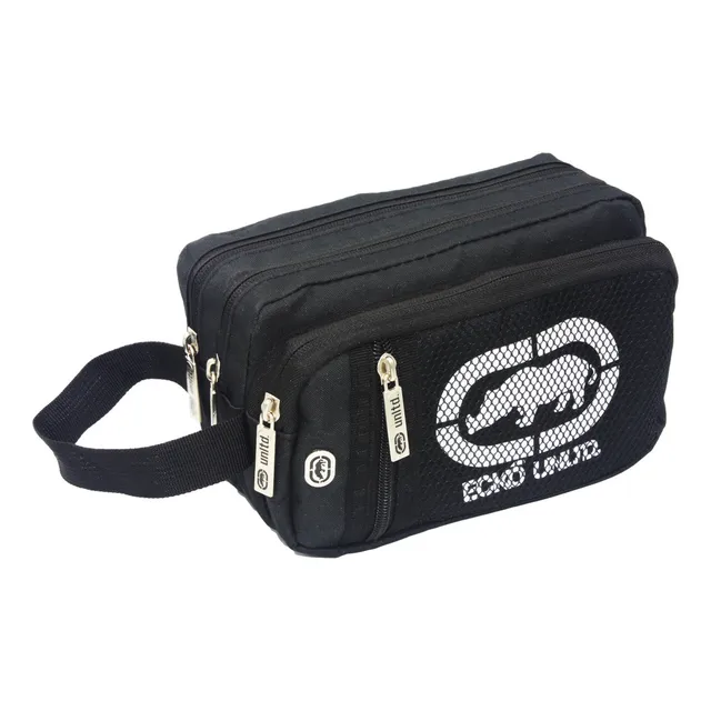 Lapicera 4 Cierres Estuche Organizador Ecko Unltd Color Negro 220 Lisa