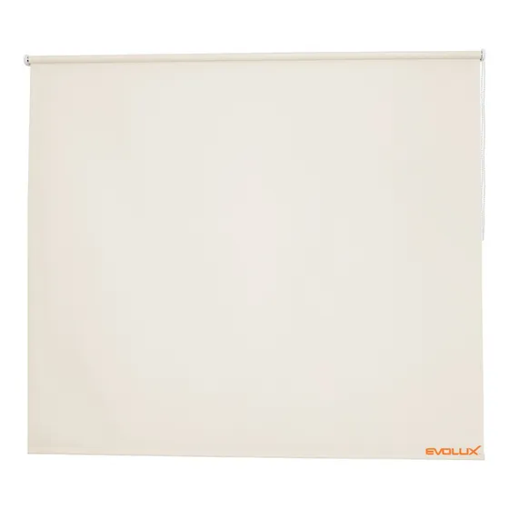 Persiana Rolô Evolux Toucher Translucida Filtra Luz 1,40m x 1,40m Cor Bege Evolux microfibra