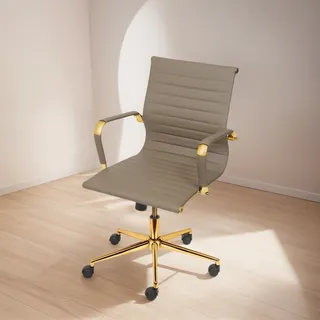 Cadeira De EscritĂłrio GiratĂłria Eames Caramelo Gold Diretor Cadeira De EscritĂłrio GiratĂłria Eames Caramelo Gold Diretor