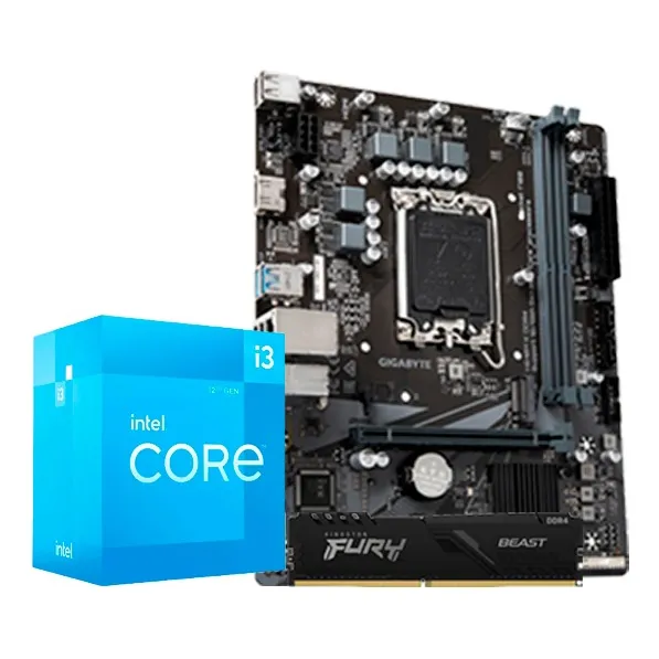 Kit Actualización Intel Core I3 12100 H610 8gb 12va