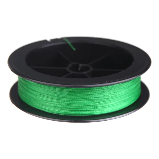 Línea De Pesca Trenzada De 100 M, Color Verde Fuerte, 4 Hilo