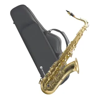 Saxofone Tenor Bb Harmonics Hts-100l Laqueado Com Case Saxofone Tenor Bb Harmonics Hts-100l Laqueado Com Case