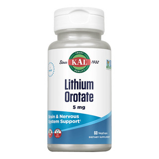 Lithium Orotate 5 Mg 60 Caps By Kal Lithium Orotate 5 Mg 60 Caps By Kal