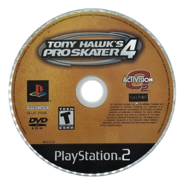 Tony Hawk´s Pro Skater 4 - Ps2 (Reacondicionado)