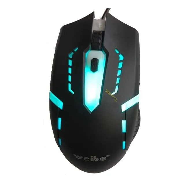 Mouse Gamer Weibo M39 Iluminacion Led Usb Alambrico 4botones